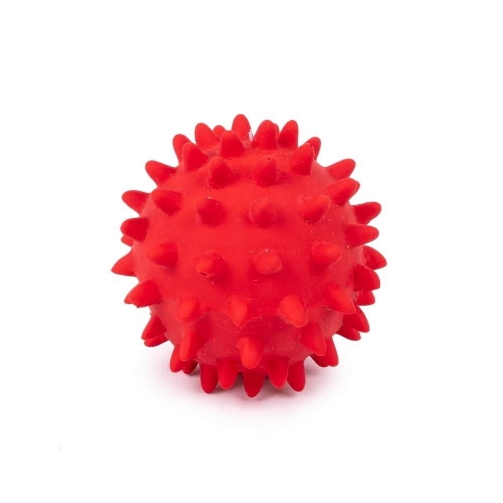 Little&Bigger Latex Piggsvinball (Rød) Hund - Hundeleker - Ball til hund