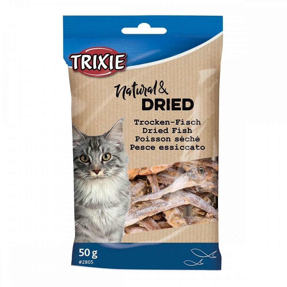 Trixie Ansjoser 50g. tørret fisk - (6 pk/ps)