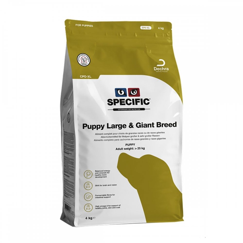 Specific Puppy Large & Giant Breed CPD-XL (4 kg) Valp - Valpefôr - Tørrfôr til valp