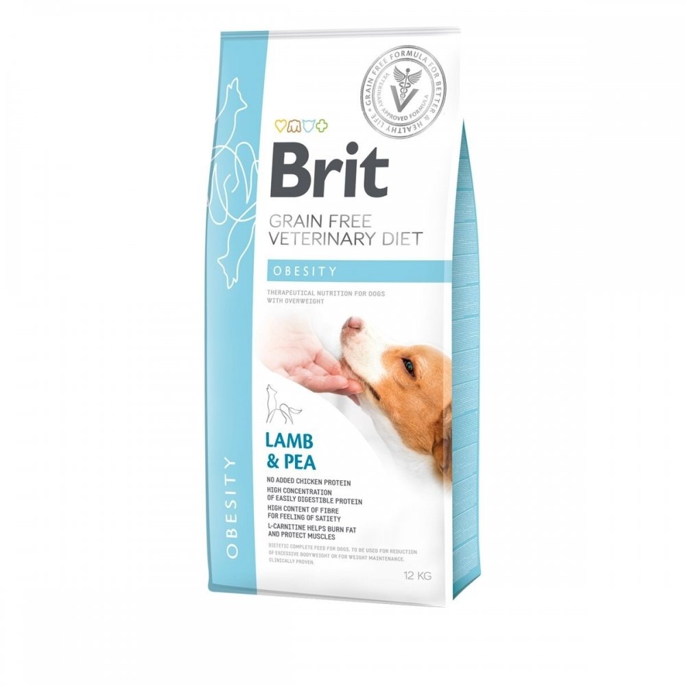 Brit Veterinary Diet Dog Obesity Grain Free (12 kg) Veterinærfôr til hund - Overvekt