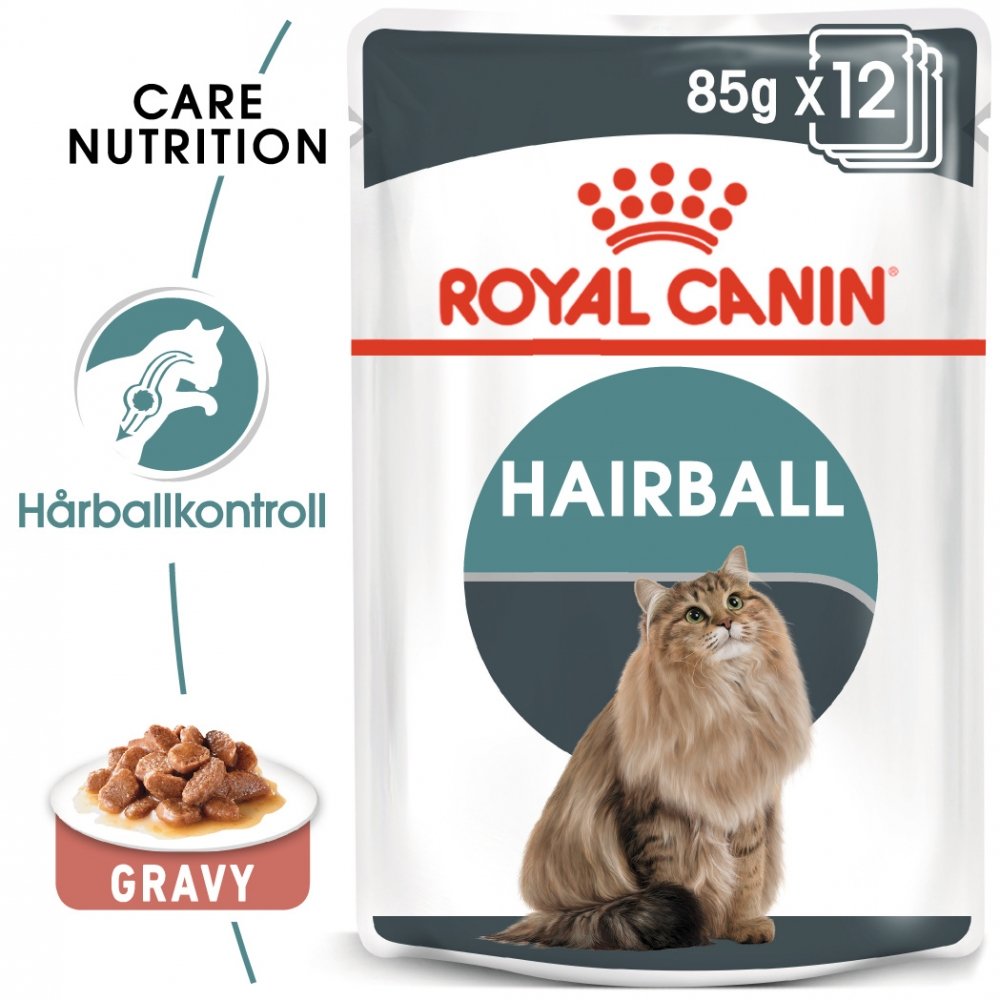 Royal Canin Hairball Care Gravy 12 x 85 g Katt - Kattemat - Våtfôr