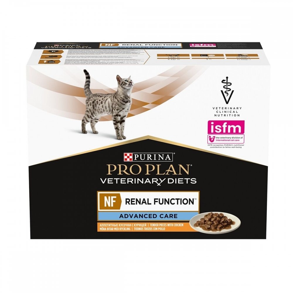 Purina Pro Plan Veterinary Diets Feline NF Renal Function Advanced Care Chicken 10x85 g Katt - Kattemat - Våtfôr