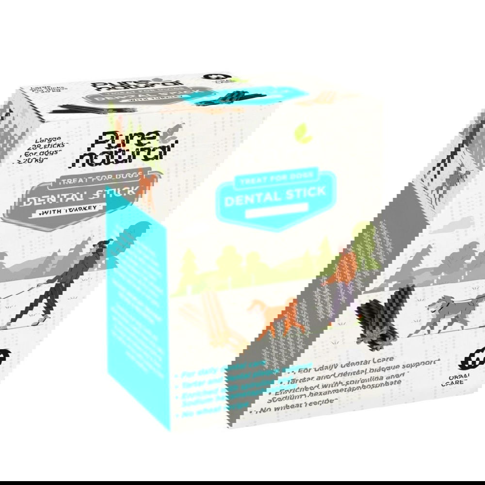 Purenatural Dental Sticks Kalkun 28-pack (L)