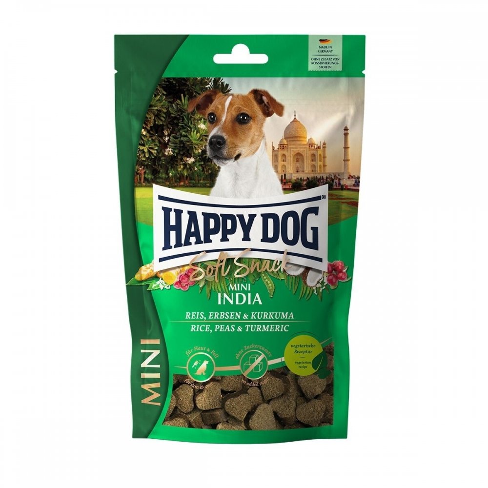 Happy Dog India Mini Mjukt Hundgodis 100 g Hund - Hundegodteri - Godbiter til hund