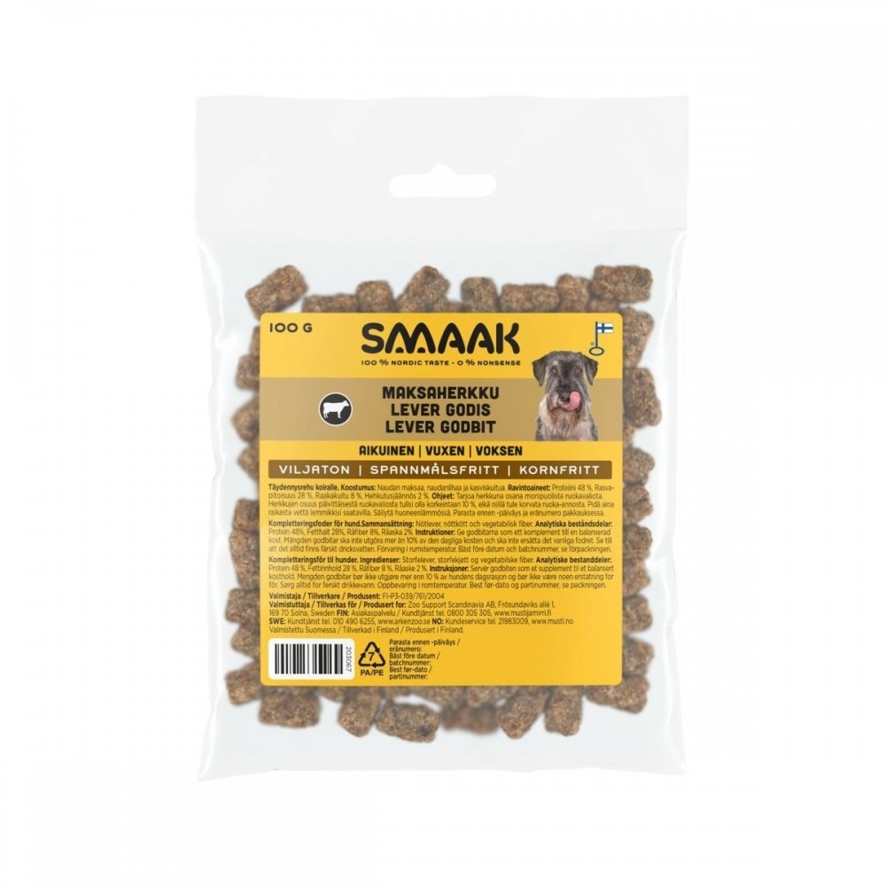 Bilde av SMAAK Dog Adult Liver Treat 100g - Alt til hunden