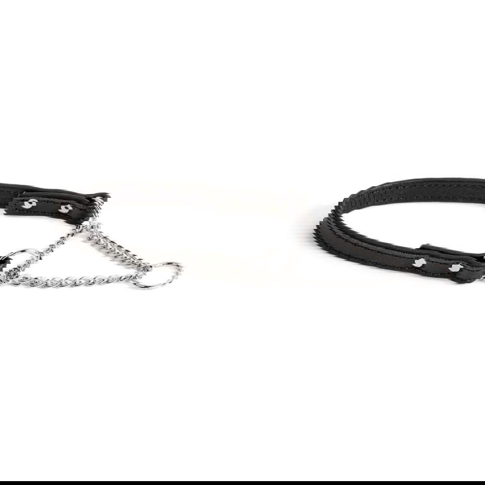 Feel Basic Vadderat Halsband Halvstryp Svart (1,6 x 30-45 cm)
