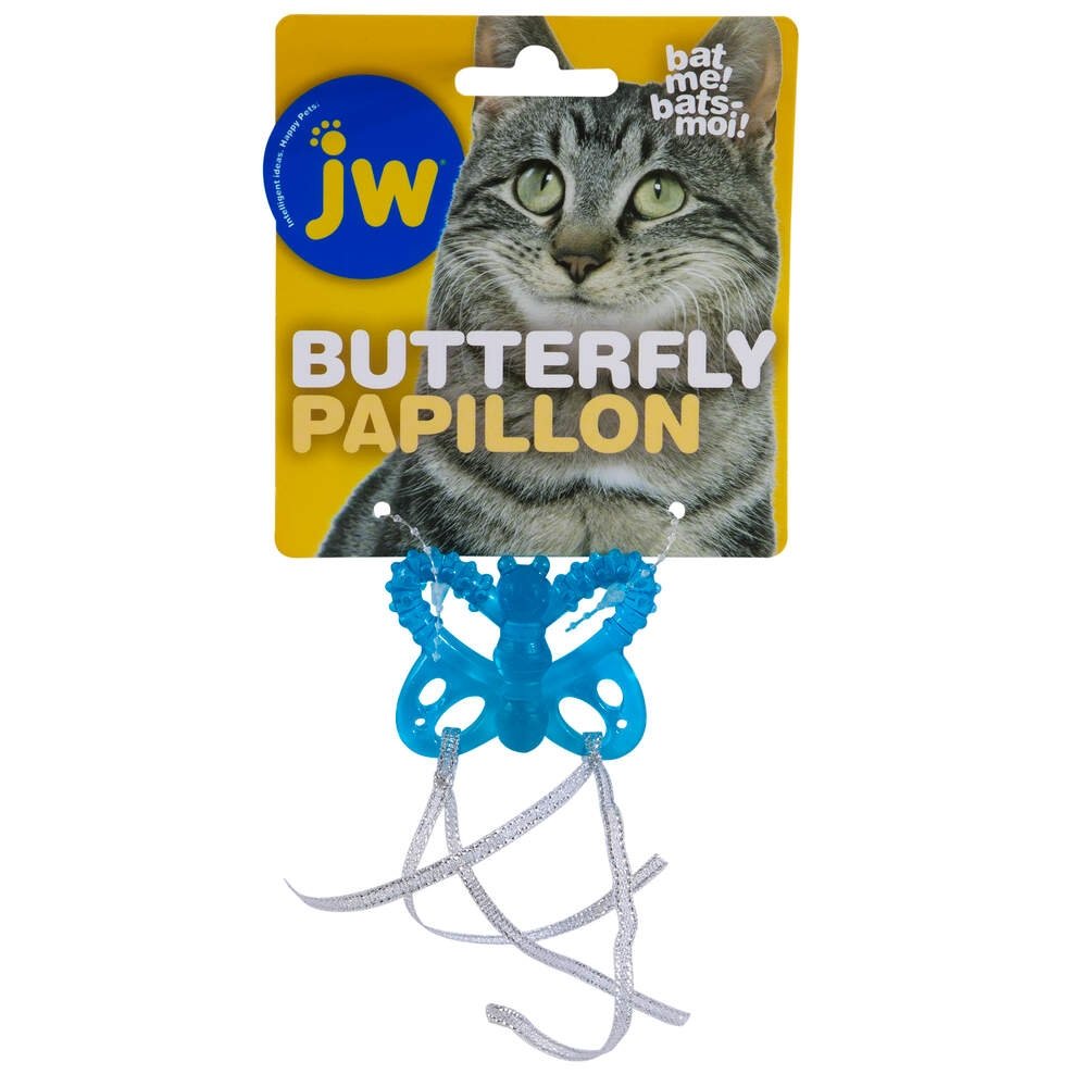 JW Cataction TPR-Sommerfugl Katt - Katteleker - Kattemynte