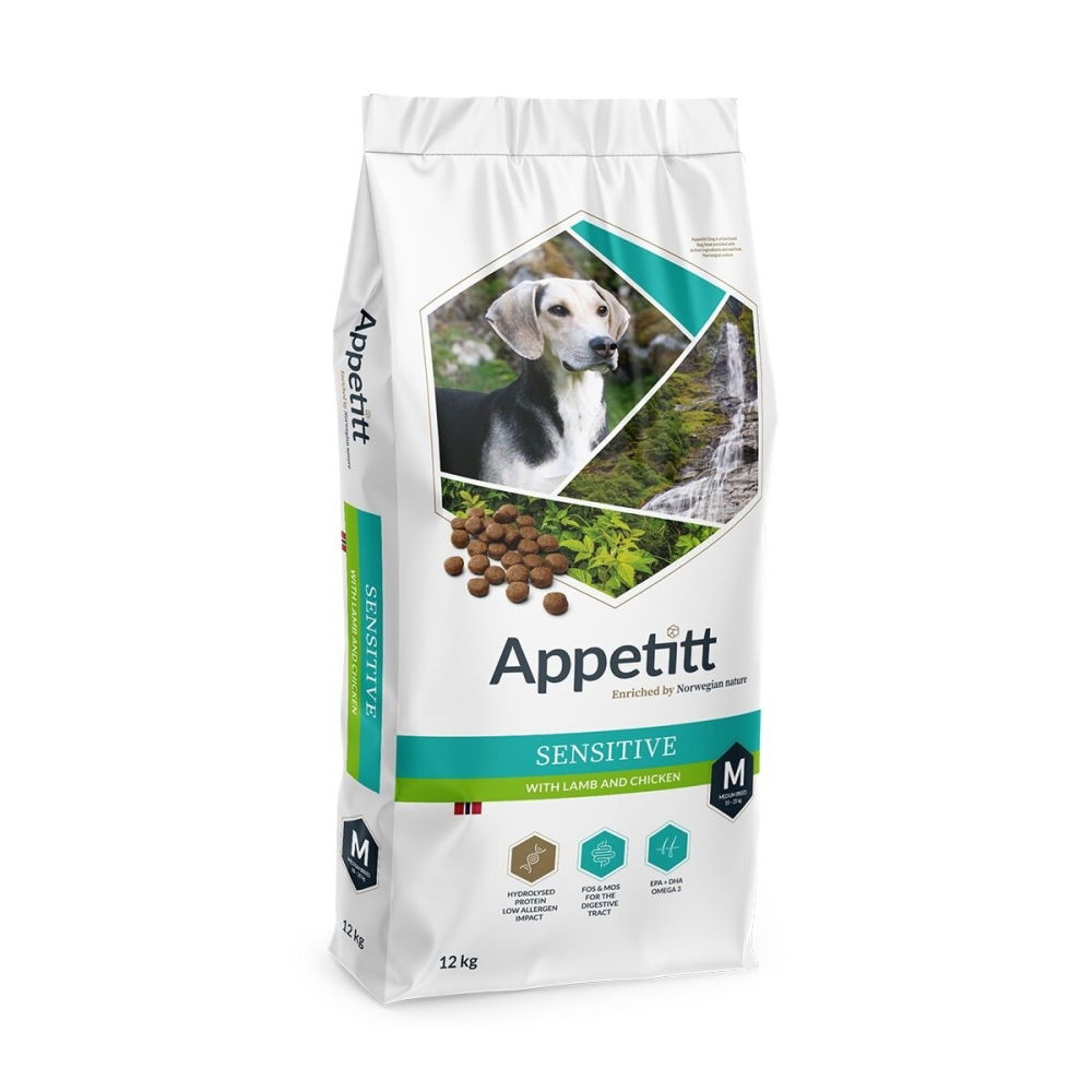 Bilde av Appetitt Dog Sensitive Medium Lamb (12 kg) - Alt til hunden