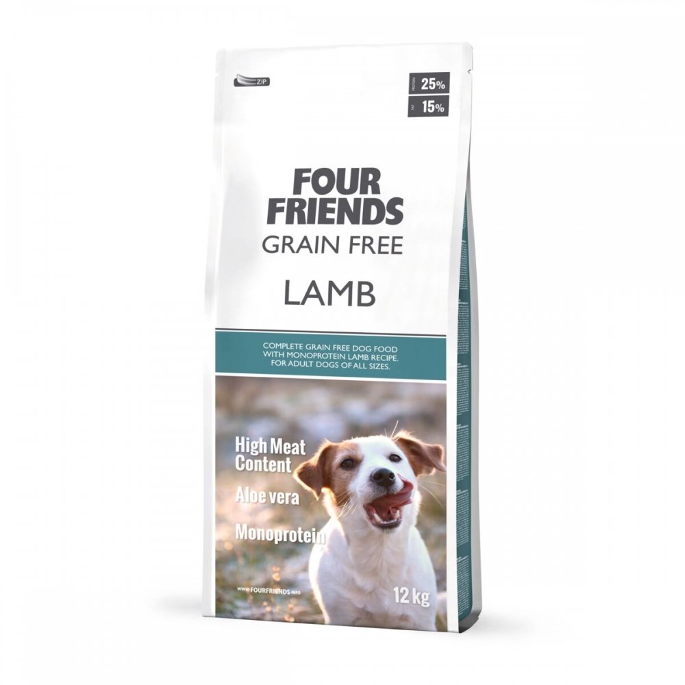 FourFriends Grain Free Lamb (12 kg) Hund - Hundemat - Tørrfôr