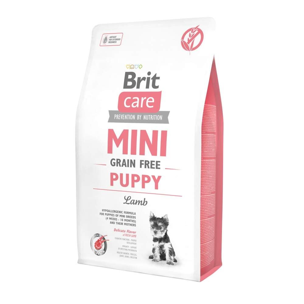 Brit Care Mini Grain Free Puppy Lamb (2 kg) Hund - Hundemat - Kornfritt hundefôr