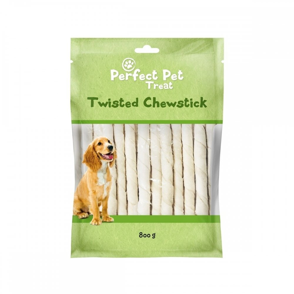 Perfect Pet Twisted Tyggpinne 15 cm 50-pack Hund - Hundegodteri - Tyggepinner