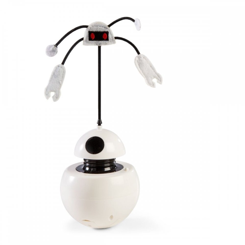 Little&Bigger GizmoCat Snurrende Robot med Laser & Lyd Katt - Katteleker - Aktivitetsleker