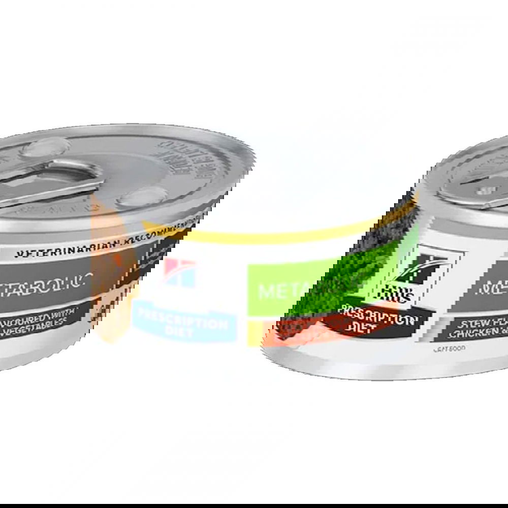 Hill's Prescription Diet Cat Metabolic Stew Chicken & Vegetables 82 g