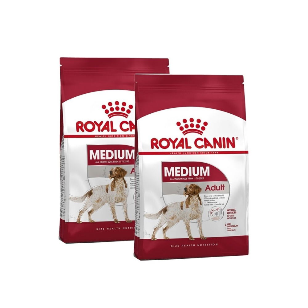 Bilde av Royal Canin  Medium Adult  2x15kg - Alt til hunden