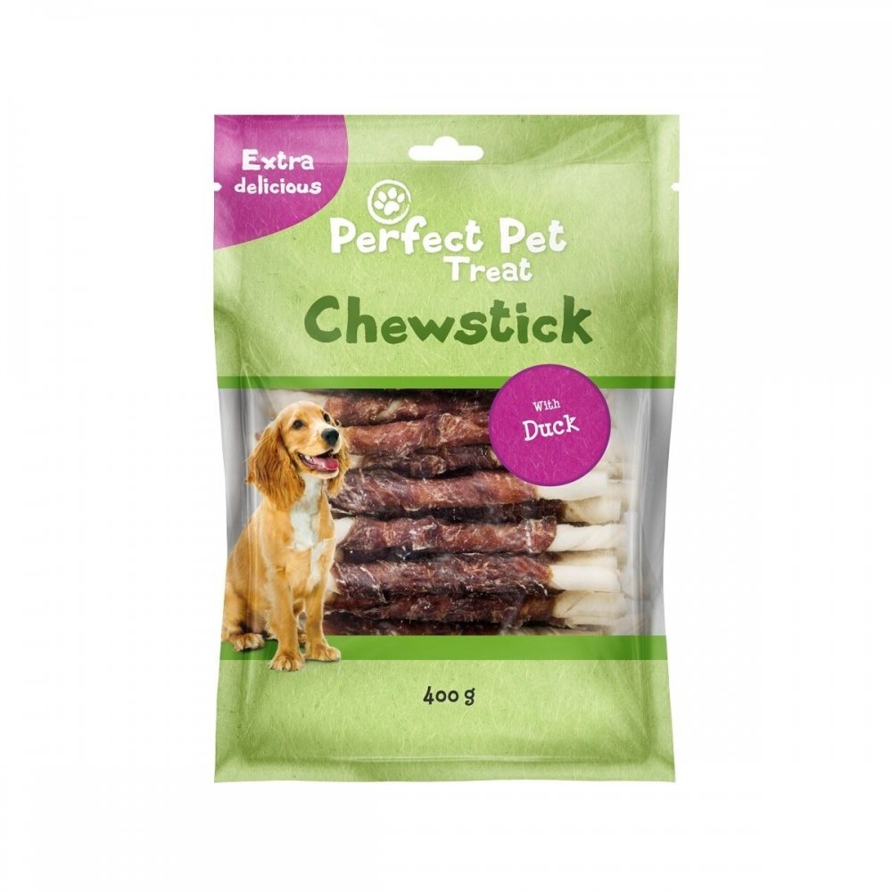 Perfect Pet Duck Wrapped Tuggben 13 cm (400 g) Hund - Hundegodteri - Hundebein