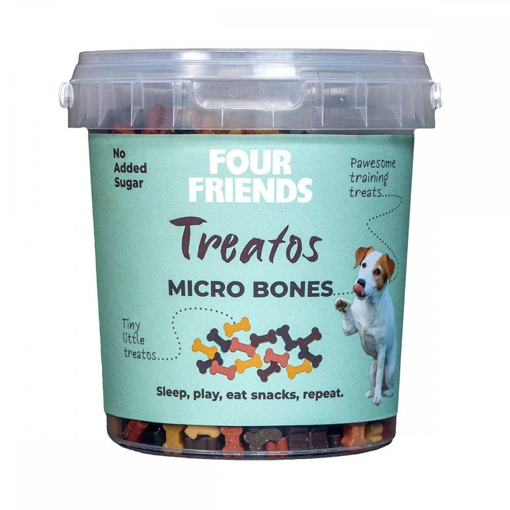Four Friends Treatos Micro Bones 500 g Hund - Hundegodteri - Godbiter til hund