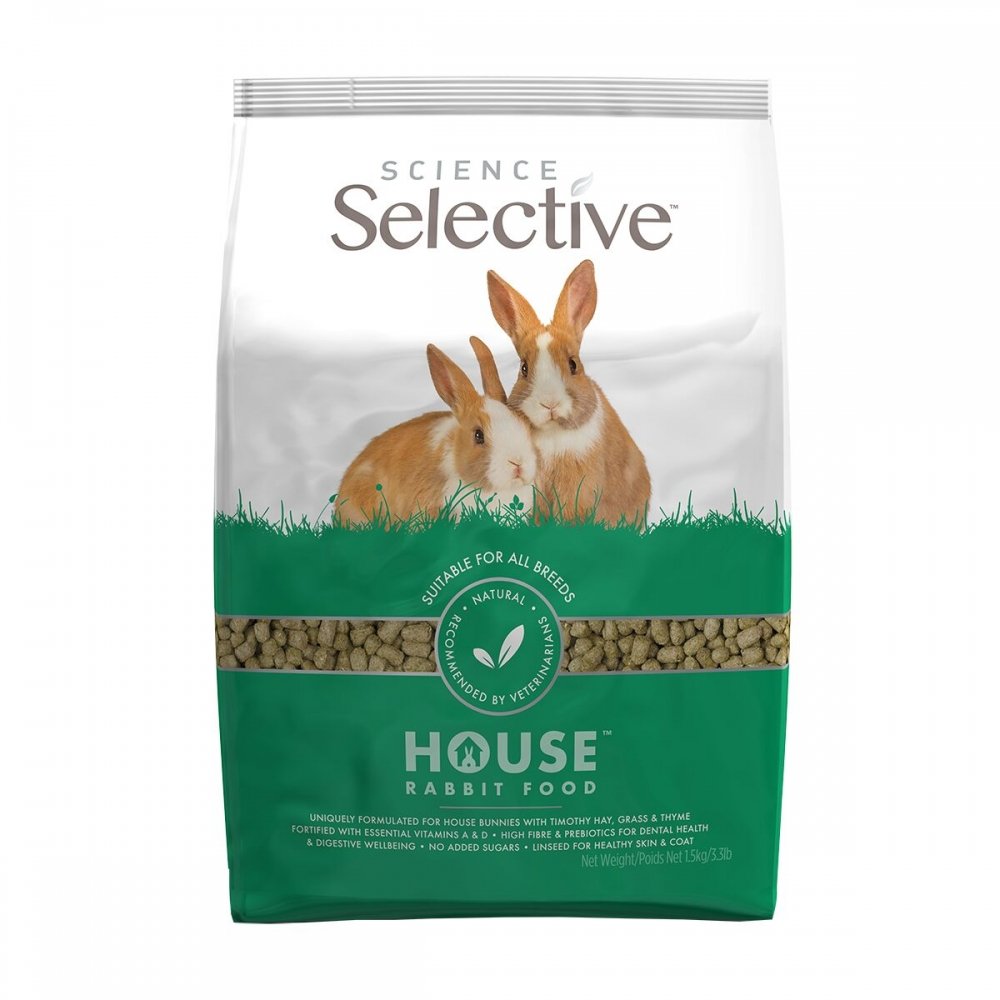 Science Selective House Rabbit 1,5 kg Kanin - Kaninmat