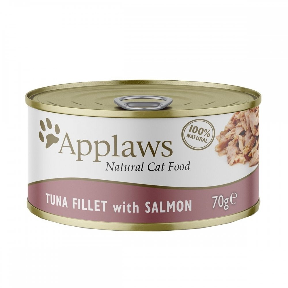 Applaws Tuna Fillet with Salmon 70 g Katt - Kattemat - Våtfôr