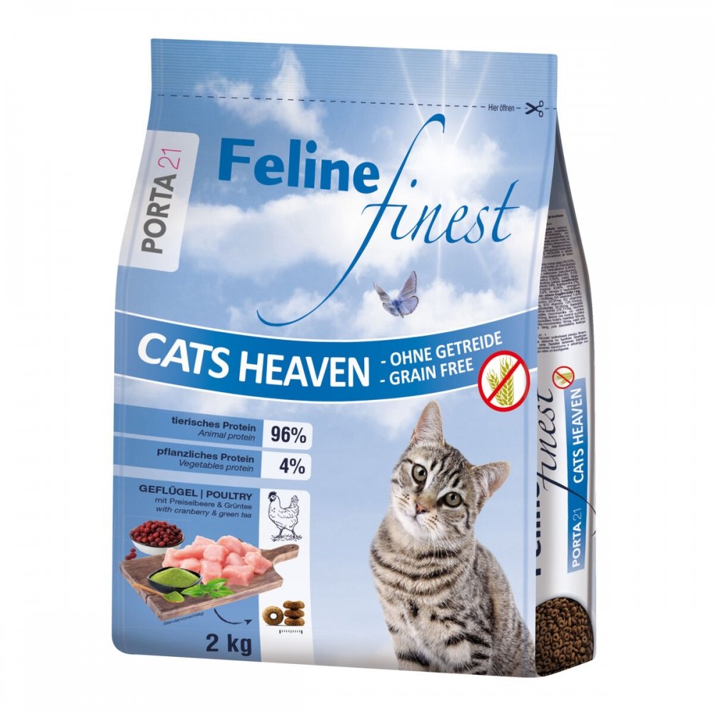 Feline Porta 21 Finest Cats Heaven 2 kg (2 kg) Katt - Kattemat - Tørrfôr