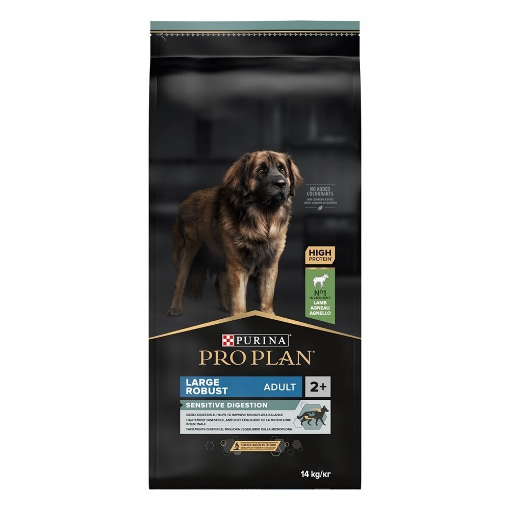 Purina Pro Plan Dog Adult Large Robust Sensitive Digestion Lamb 14 kg Hund - Hundemat - Tørrfôr