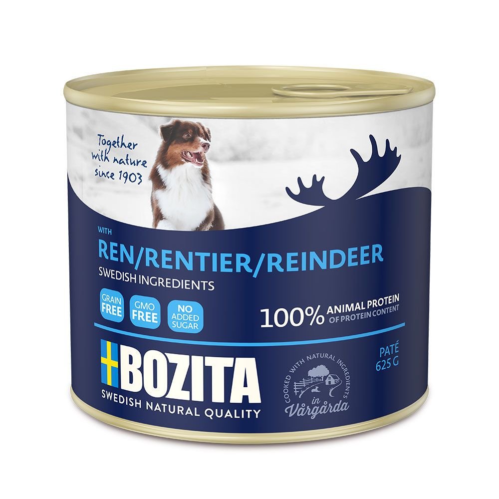 Bozita Reinsdyr Paté 625 g Hund - Hundemat - Våtfôr