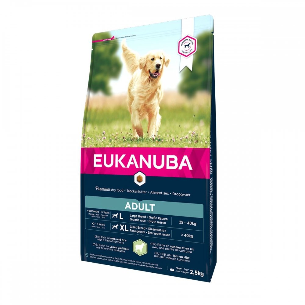 Eukanuba Dog Adult Large Breed Lamb & Rice (2,5 kg) Hund - Hundemat - Tørrfôr