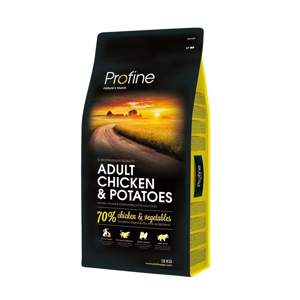 Profine Adult Chicken & Potatoes (3 kg) Hund - Hundemat - Tørrfôr