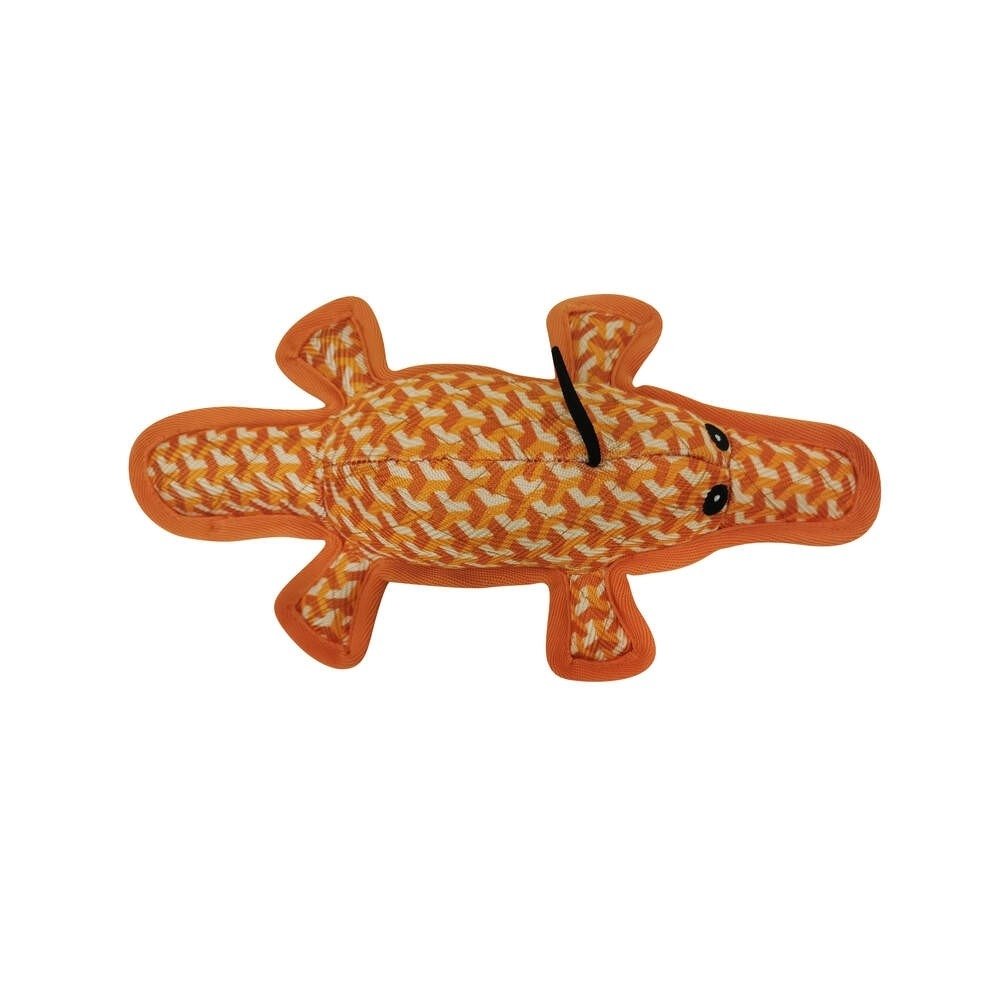 Bark-a-Boo Tough Toys Krokodille Orange Hund - Hundeleker - Draleker