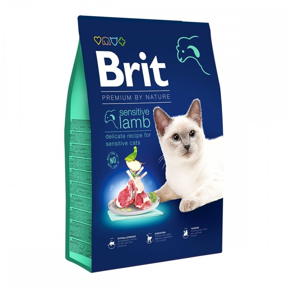 Bilde av Brit Premium By Nature Cat Sensitive Lamb (1,5 Kg)