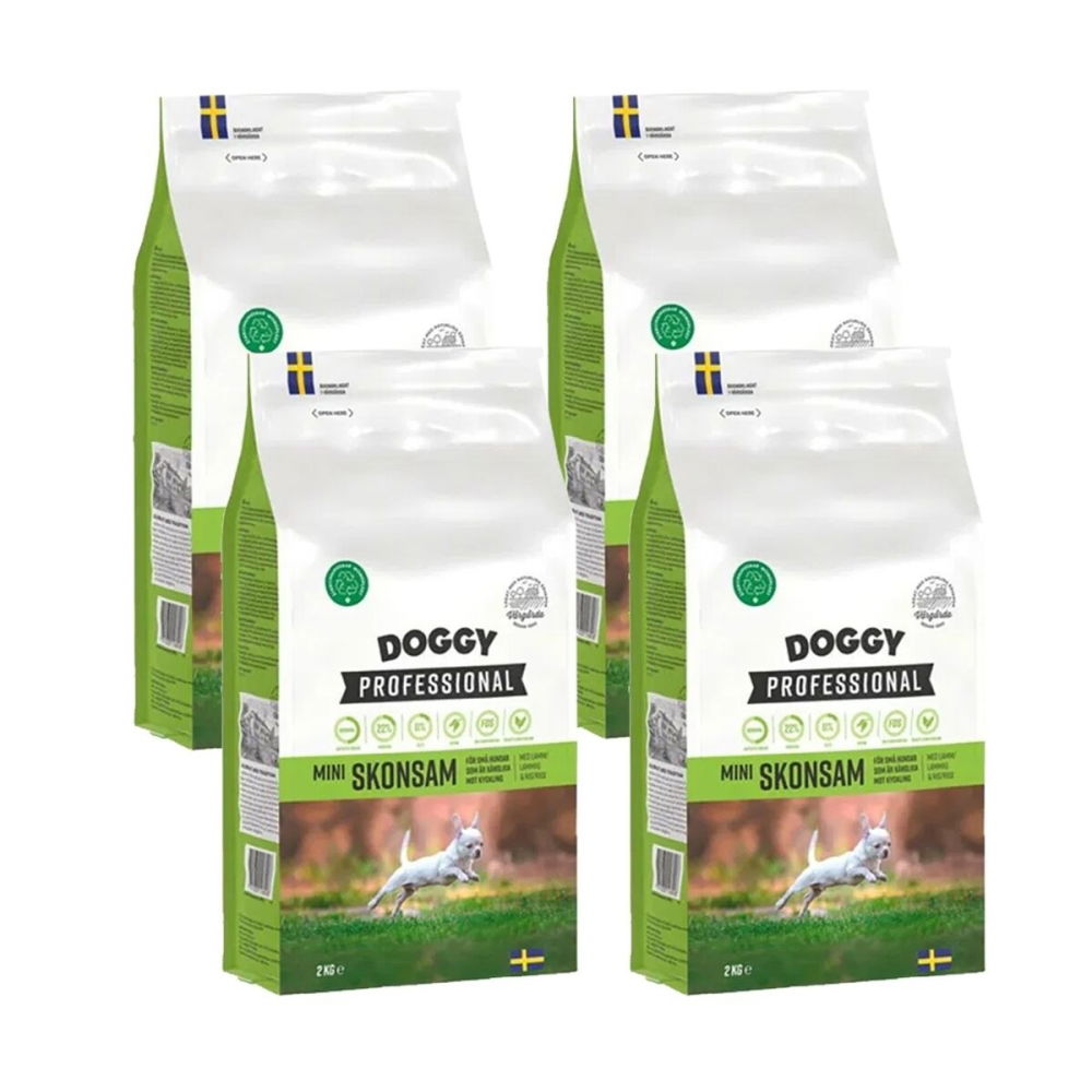 Bilde av Doggy Professional Mini skonsam 4x2 kg - Alt til hunden