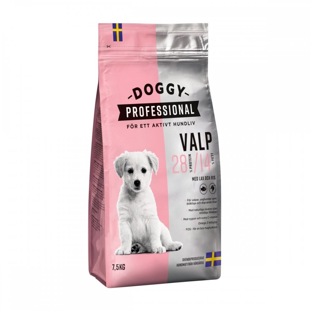 Doggy Professional Valp (7,5 kg) Valp - Valpefôr - Tørrfôr til valp