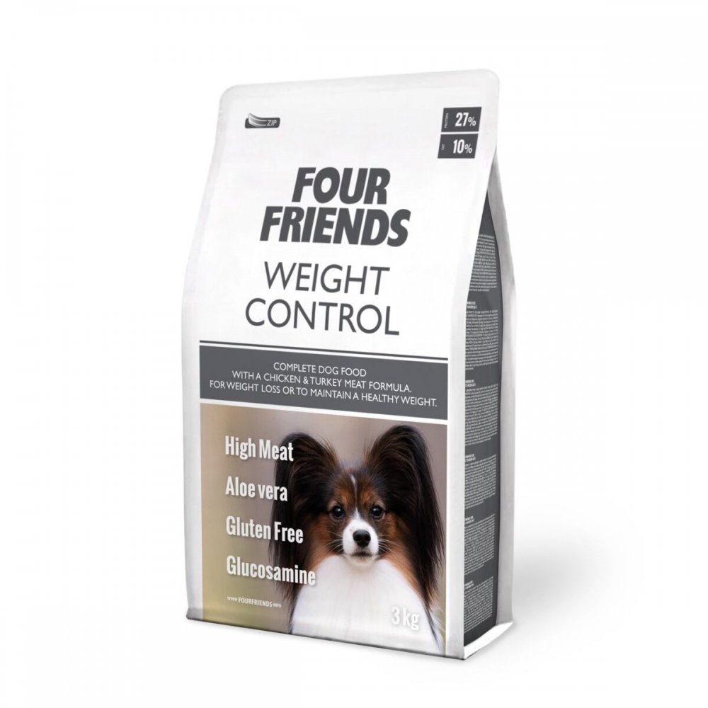 FourFriends Dog Weight Control (3 kg) Hund - Hundemat - Spesialfôr - Diettfôr til hund