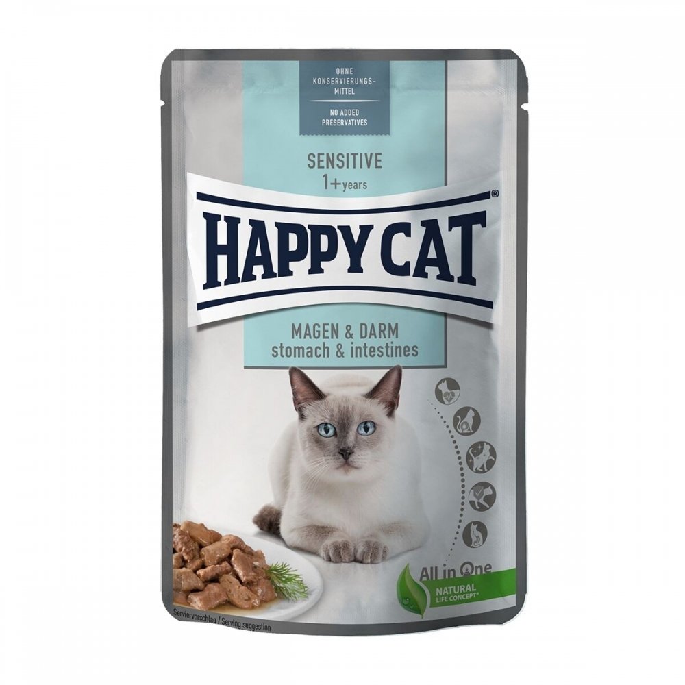 Happy Cat Skin & Coat 85 g Katt - Kattemat - Våtfôr