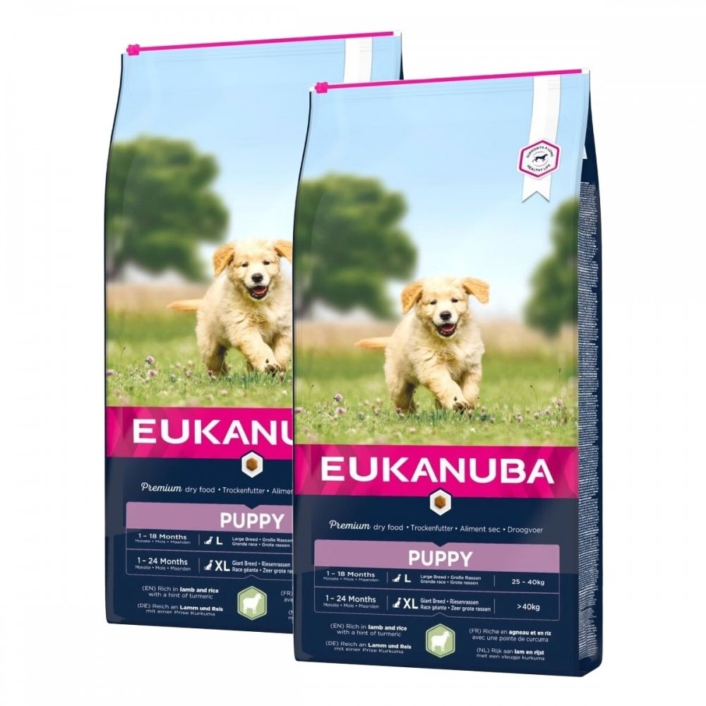 Bilde av Eukanuba Puppy Large Breed Lamb & Rice 2 X 12kg