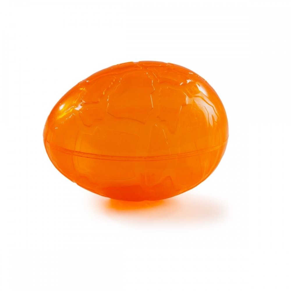 Little&Bigger TPR-Egg Orange 12 cm Hund - Hundeleker - Pipeleker