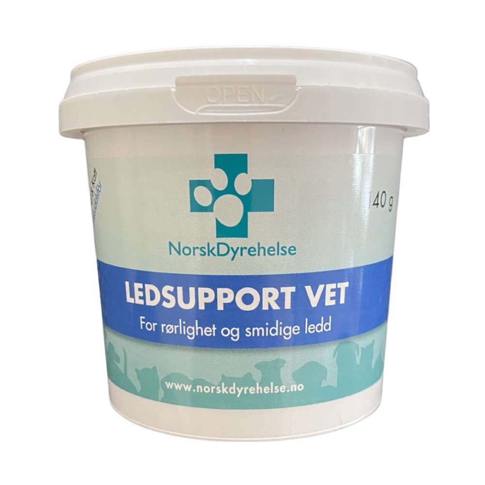 Norsk Dyrehelse Ledsupport Vet (140 g) Hund - Hundehelse - Kosttilskudd