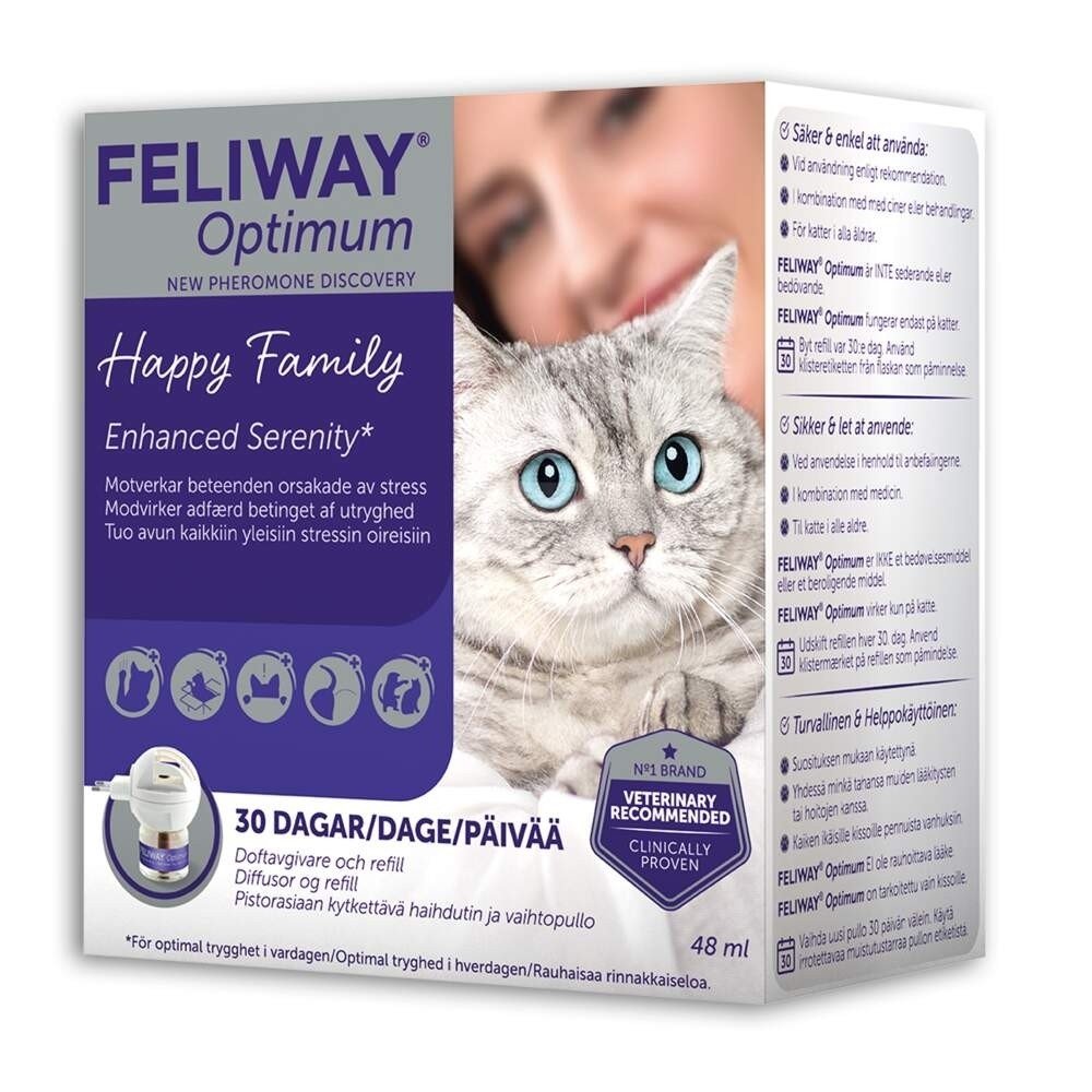 FELIWAY® OPTIMUM Duftspreder Katt - Kattehelse - Beroligende til katt