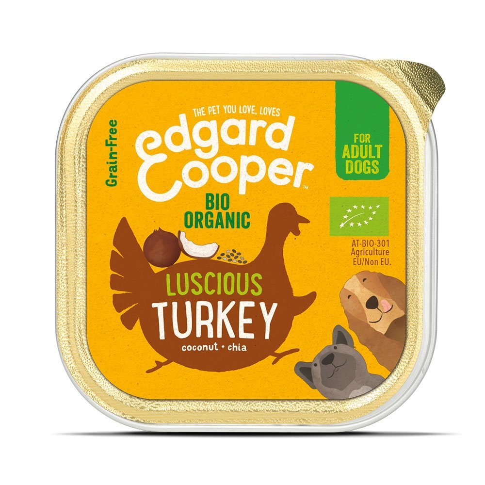Edgard & Cooper Dog Økologisk kalkun 100 g Hund - Hundemat - Våtfôr