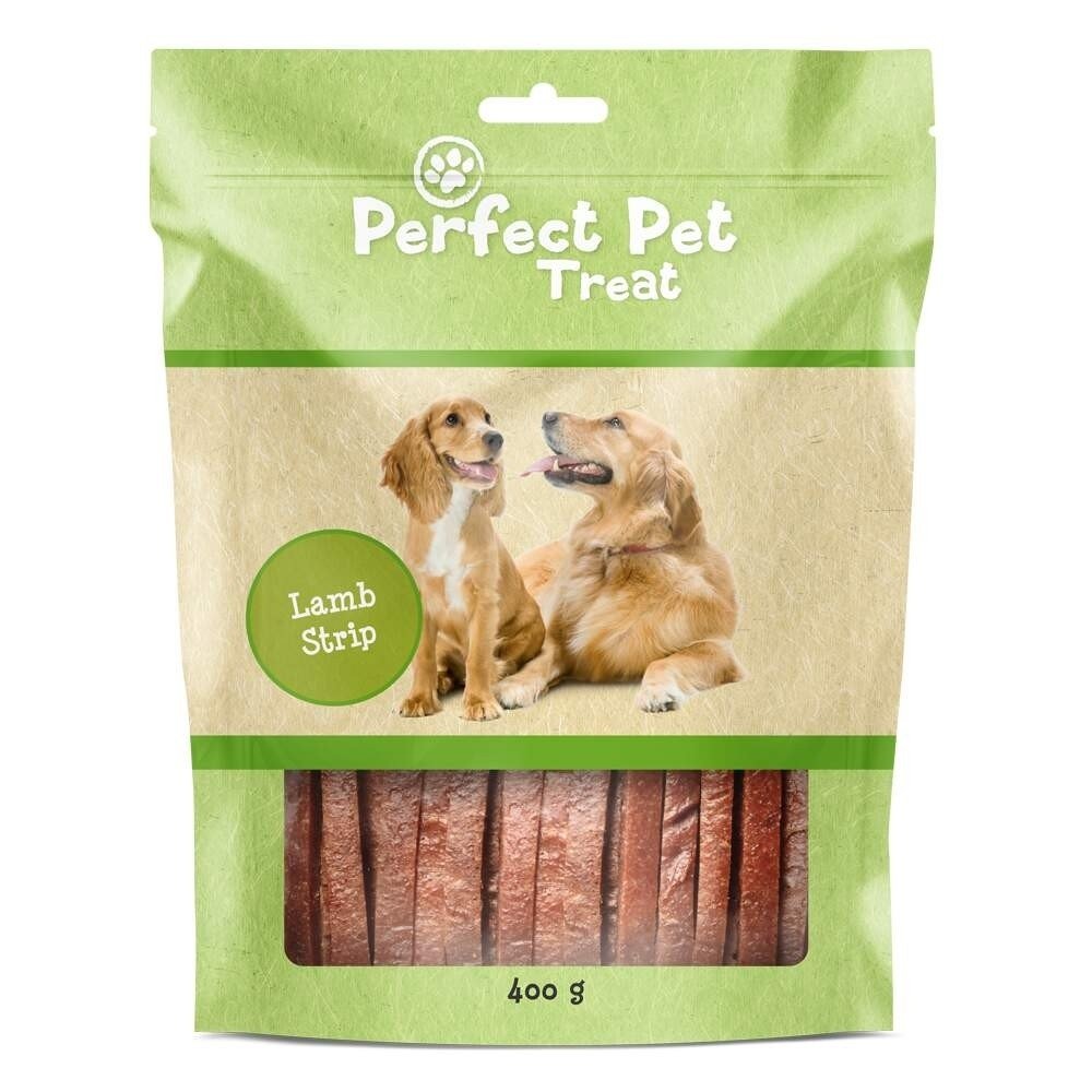 Perfect Pet Lamb Strip (400 g) Hund - Hundegodteri - Tørket hundegodteri