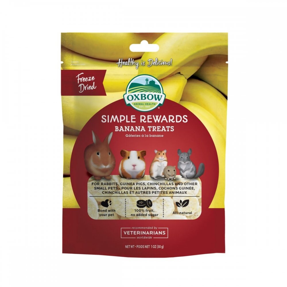 Oxbow Simple Rewards Banana Treats 30 g Hamster - Hamstergodteri