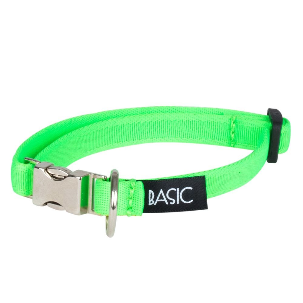 Bilde av Basic Sweet Halsbånd Neongrønn Med Metallås 20-30 Cm