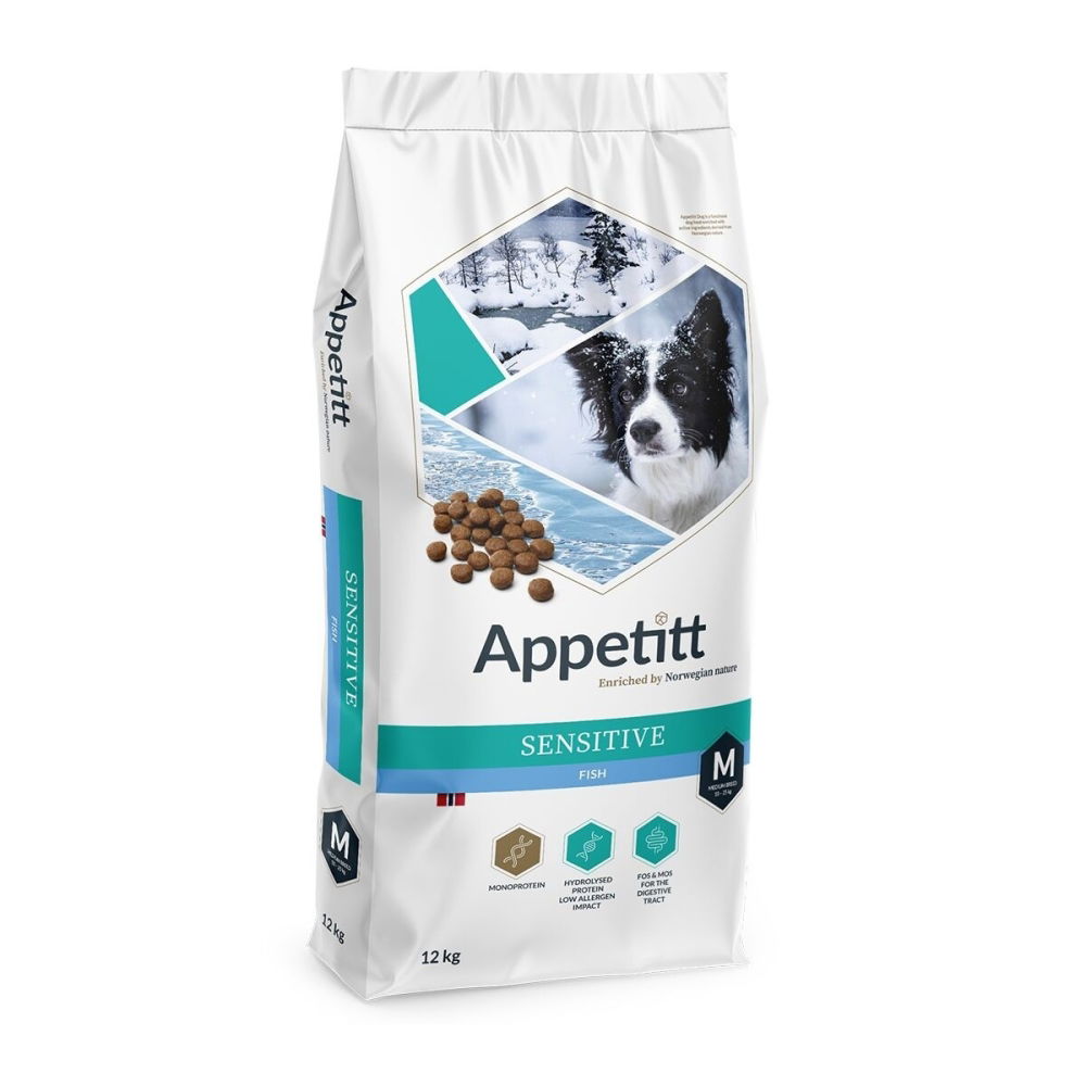 Bilde av Appetitt Dog Sensitive Medium Fish (12 kg) - Alt til hunden