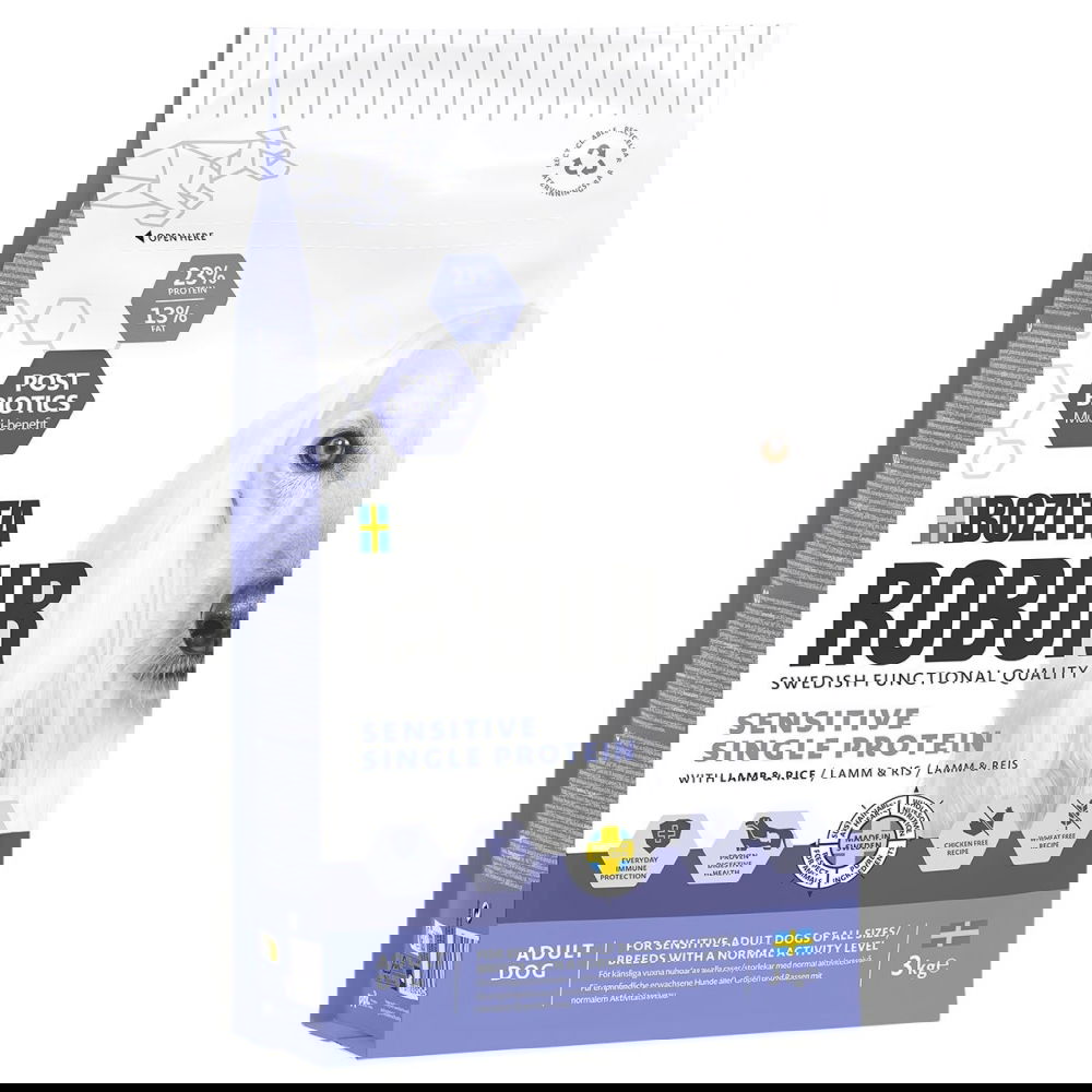 Bozita Robur Adult Sensitive Single Lamb (3 kg)