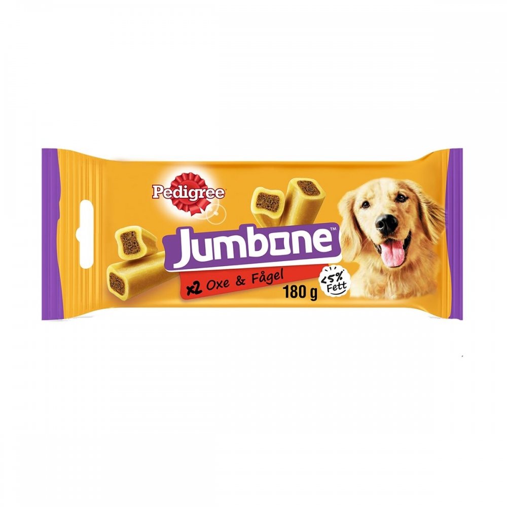 Pedigree Jumbone Medium 2-pakk Hund - Hundegodteri - Tyggepinner