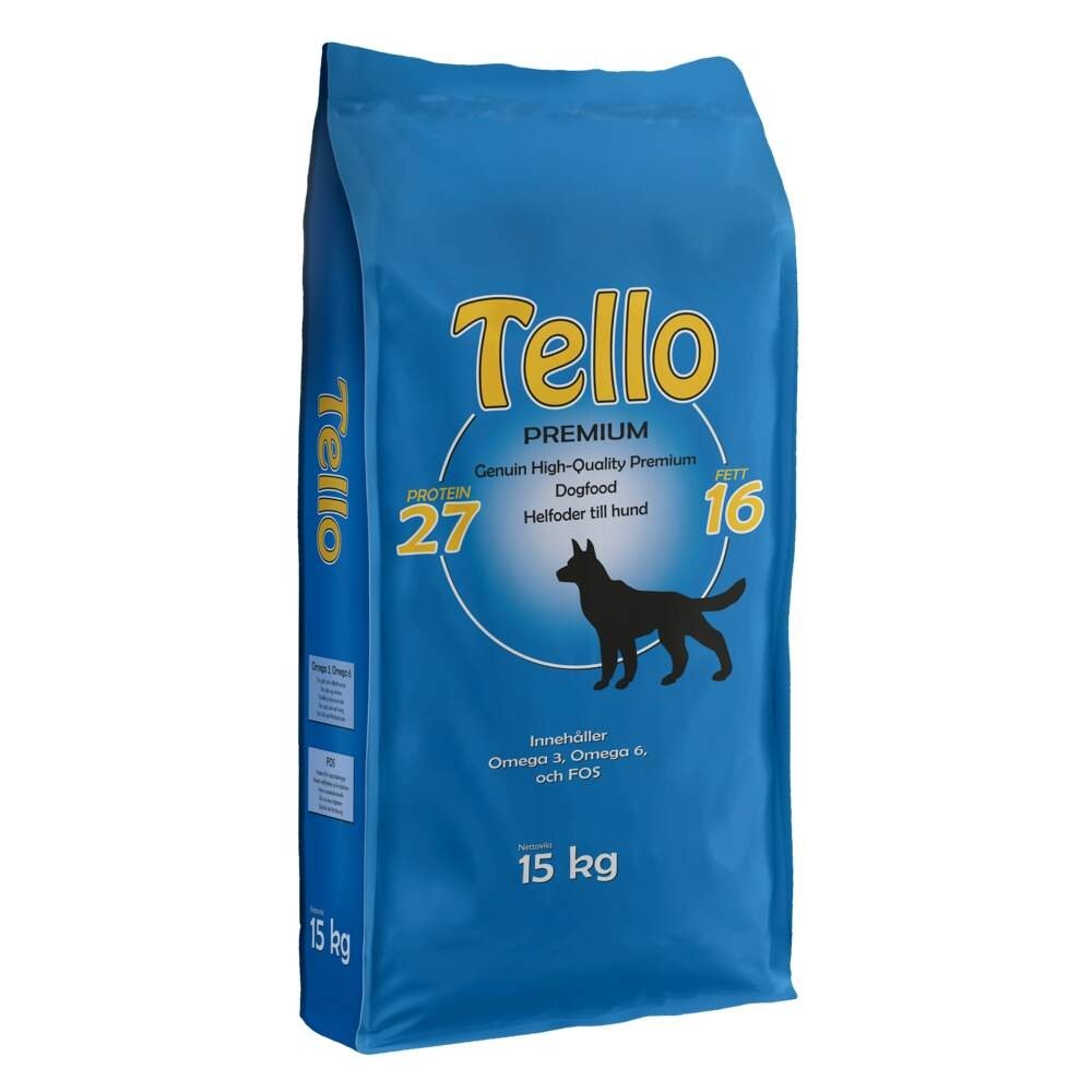 Tello Premium Hund - Hundemat - Tørrfôr