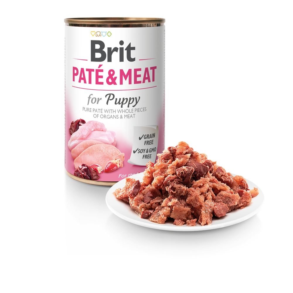 Bilde av Brit Paté & Meat Chicken & Turkey For Puppy