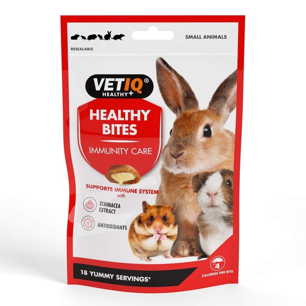 VetIQ Healthy Bites for Smådyr Immunity 30 g Kanin - Kaningodteri