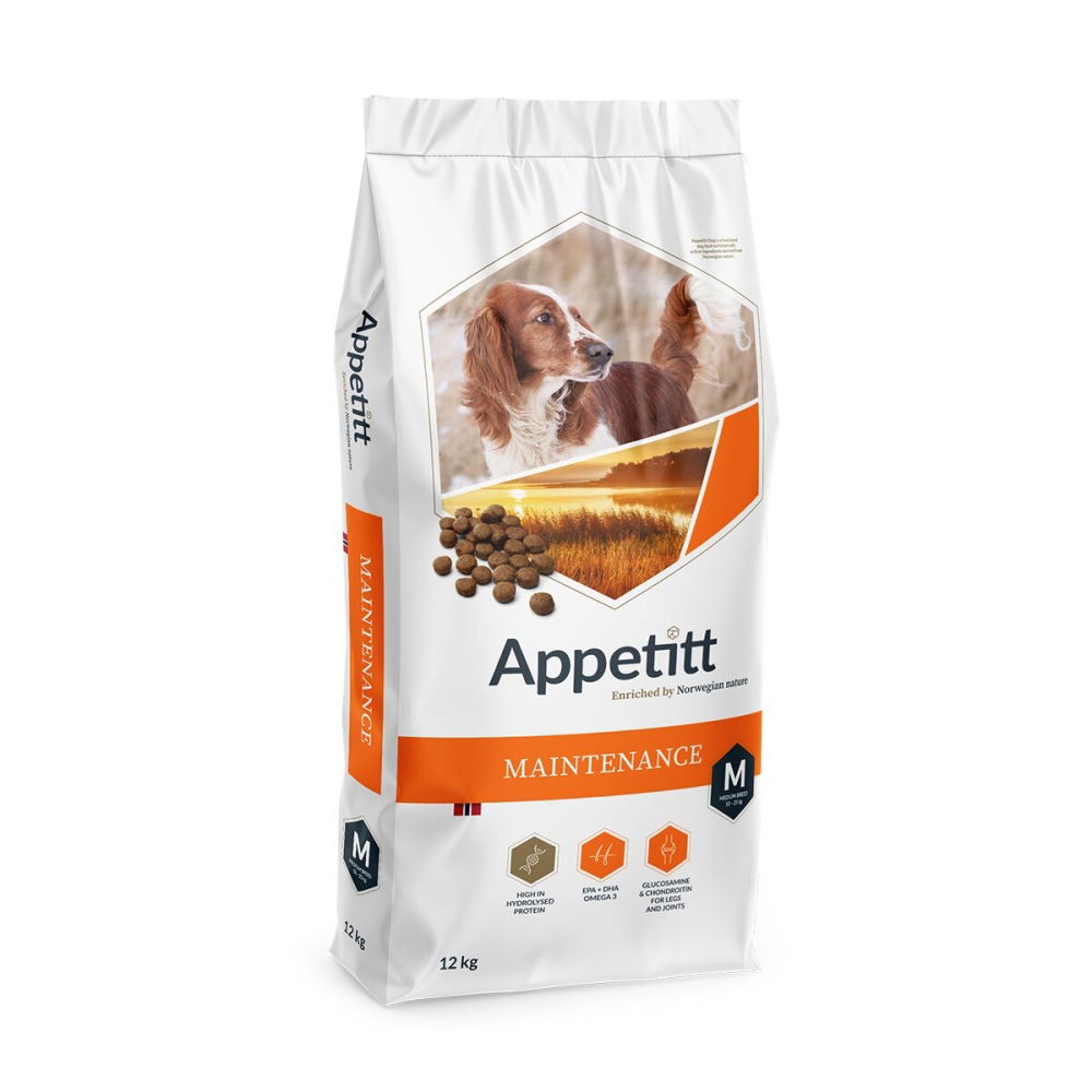 Bilde av Appetitt Dog Maintenance Medium (12 kg) - Alt til hunden