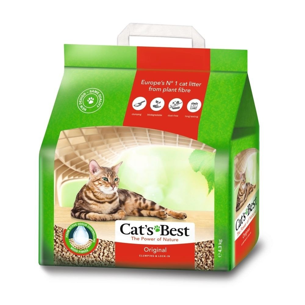 Cat&#39;s Best Original (10 l / 4,3 kg) Katt - Kattesand