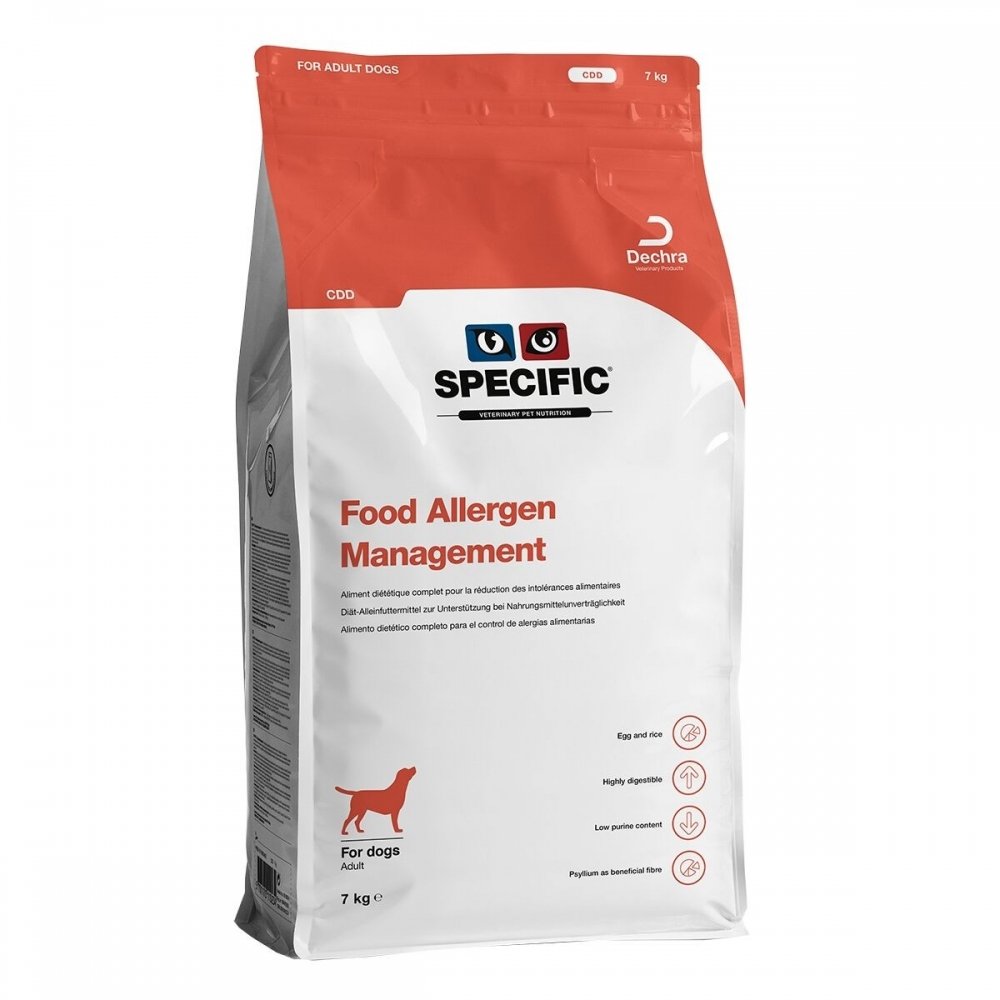 Specific Food Allergy Management CDD (7 kg) Veterinærfôr til hund - Fôrallergi